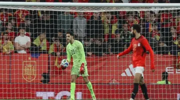 مصطفى شوبير عقب التعادل أمام إسبانيا: أنا اللاعب رقم 11